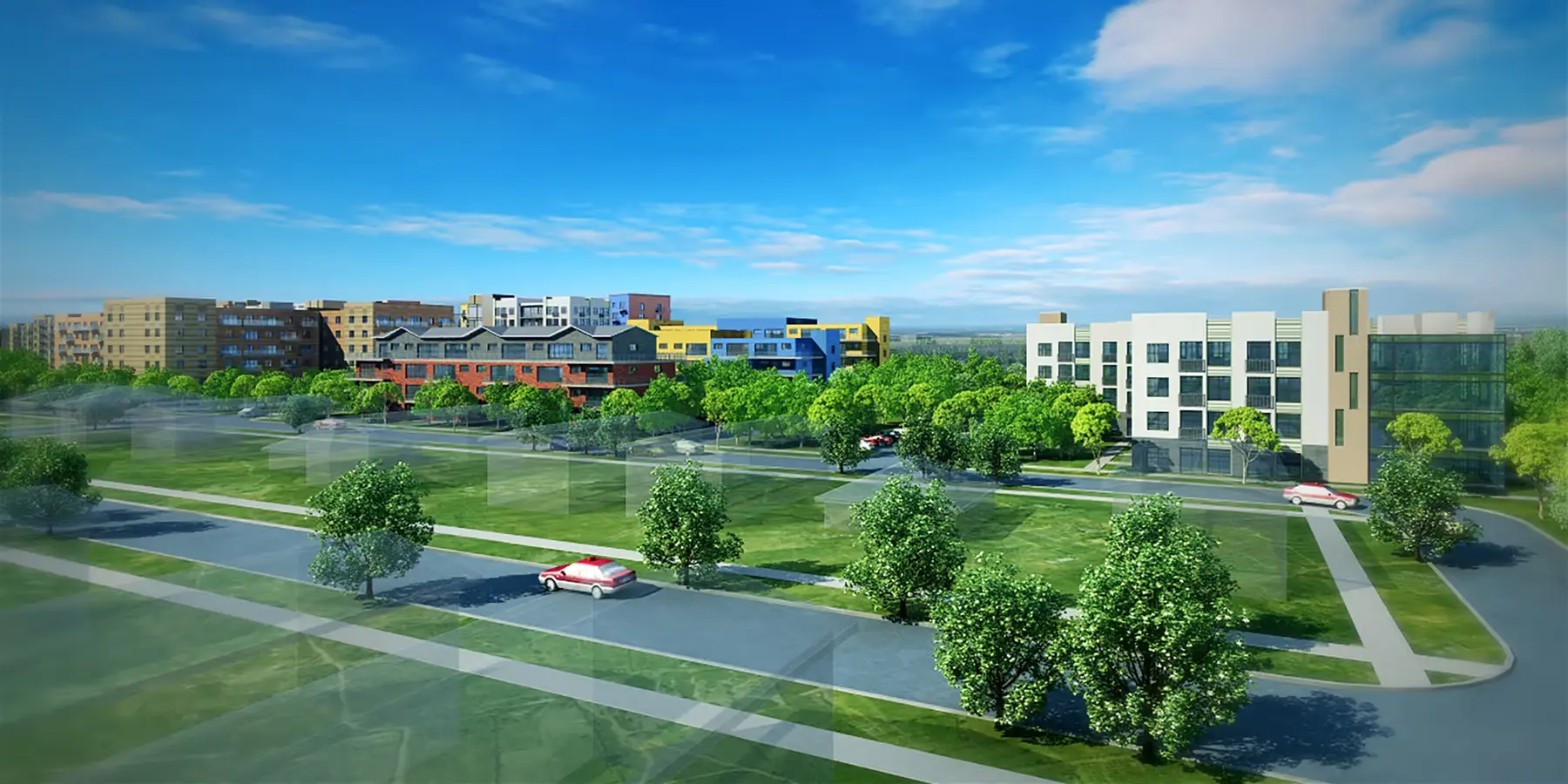 Fulton Grove Transit Oriented Development - Parker Lands Redevelopment, Manitoba — project view 3